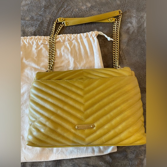 Rebecca Minkoff Edie Flap Shoulder Bag in Ambra - Picture 3 of 12